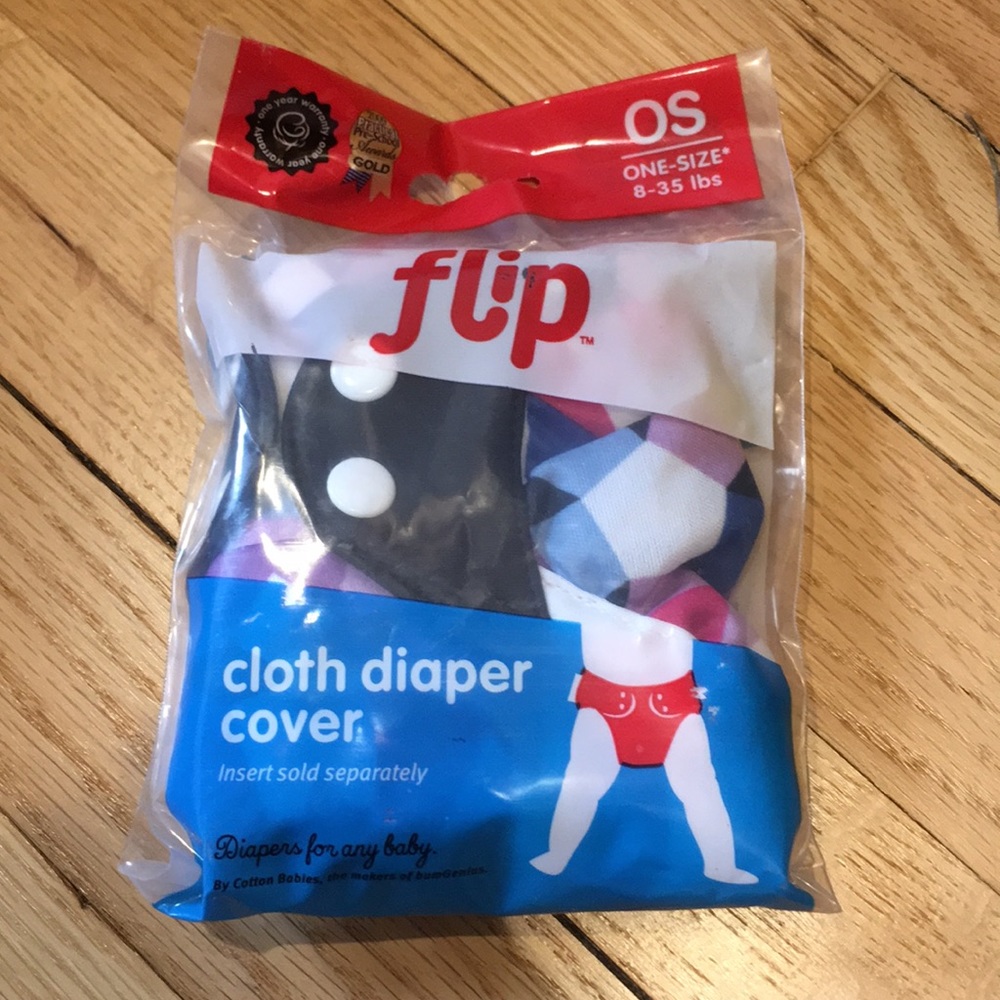 Flip cloth diaper cover